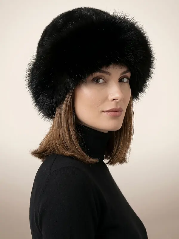 Nordarc Kalpak Vegan Faux Fur Plush Hat